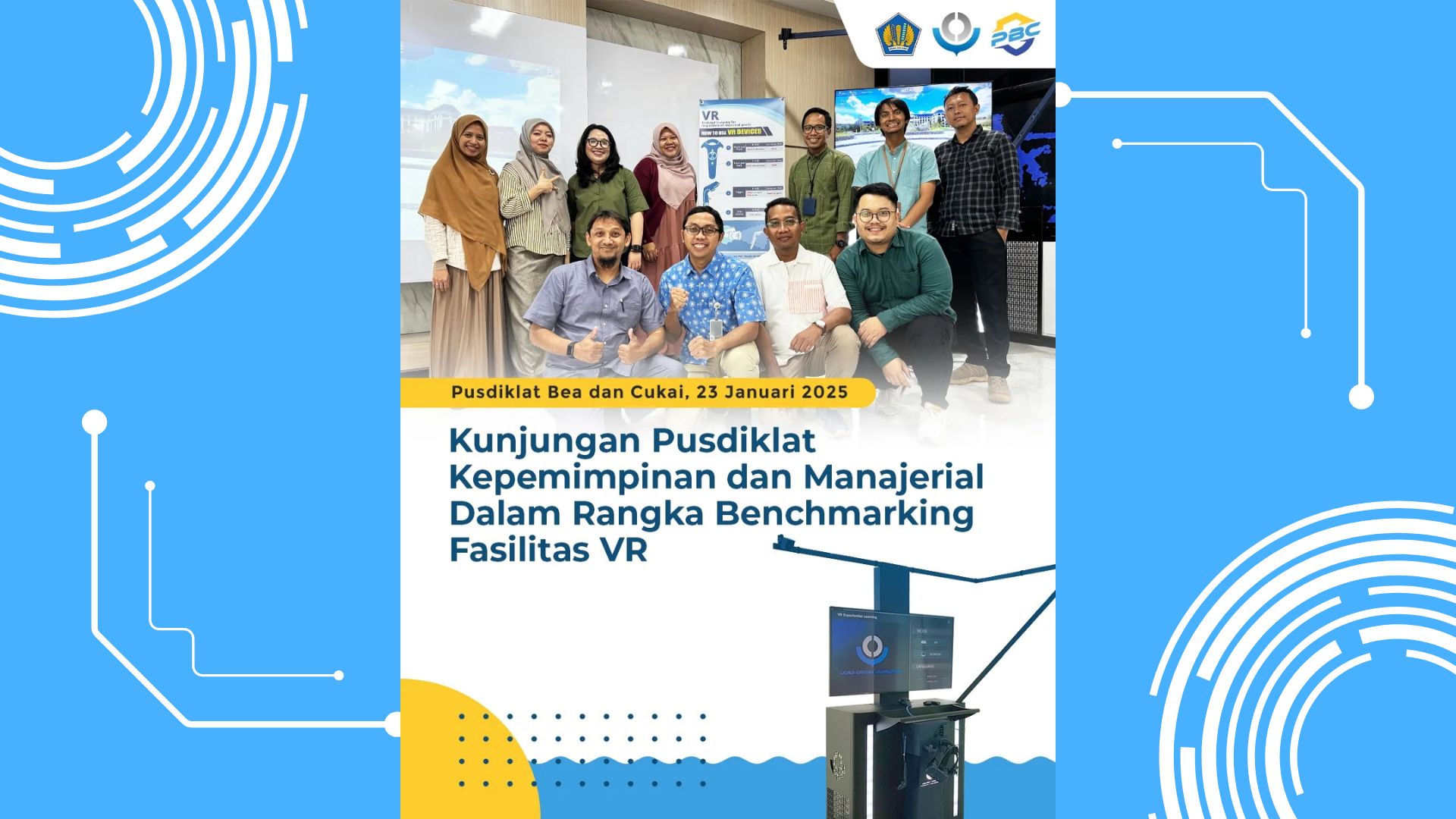 Kunjungan Benchmarking Fasilitas Virtual Reality (VR)