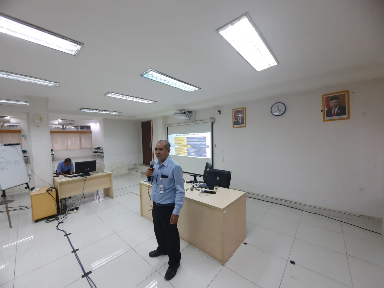 Duta PUG Pusdiklat KNPK Berikan Pengarahan kepada Peserta Pelatihan