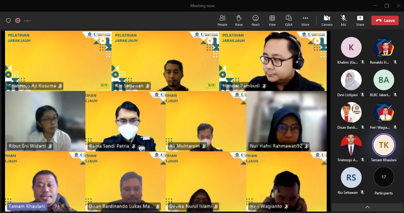 Pembukaan PJJ Communication Skills Angkatan I Tahun Anggaran 2023