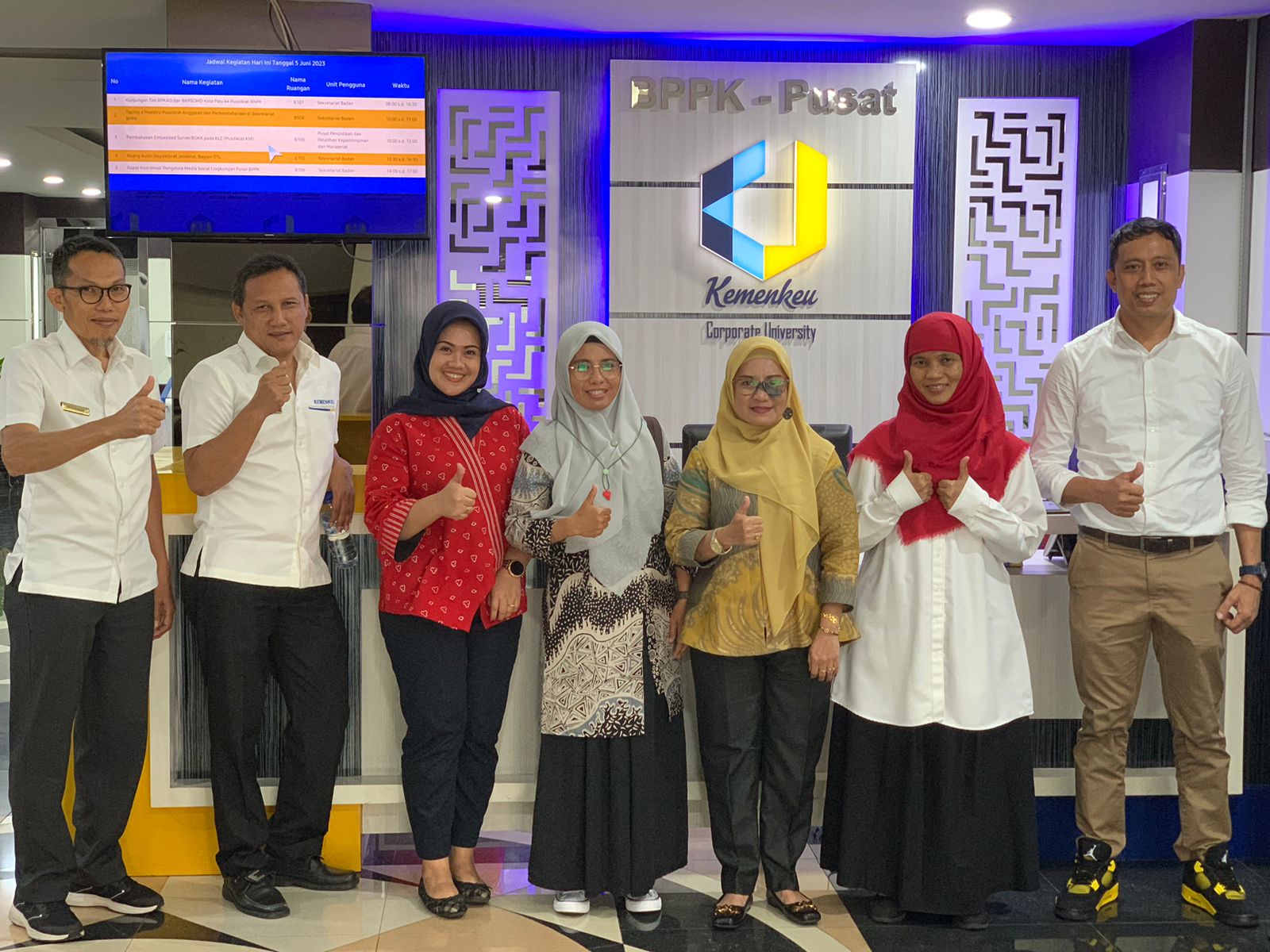 Pusdiklat KNPK menerima kunjungan perwakilan BPKAD dan BKPSDMD Kota Palu