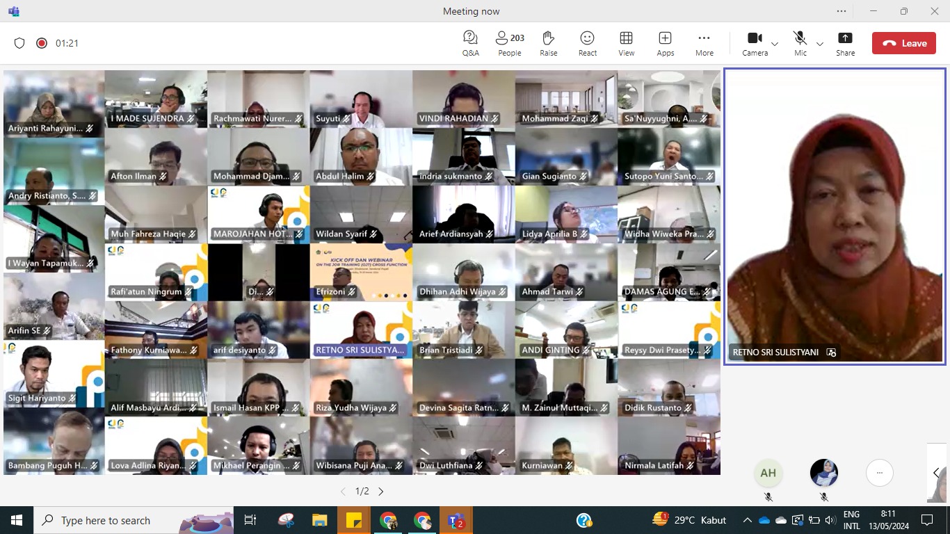 Kepala Pusdiklat Pajak Buka Pelatihan Minggu Ketiga Bulan Mei 2024