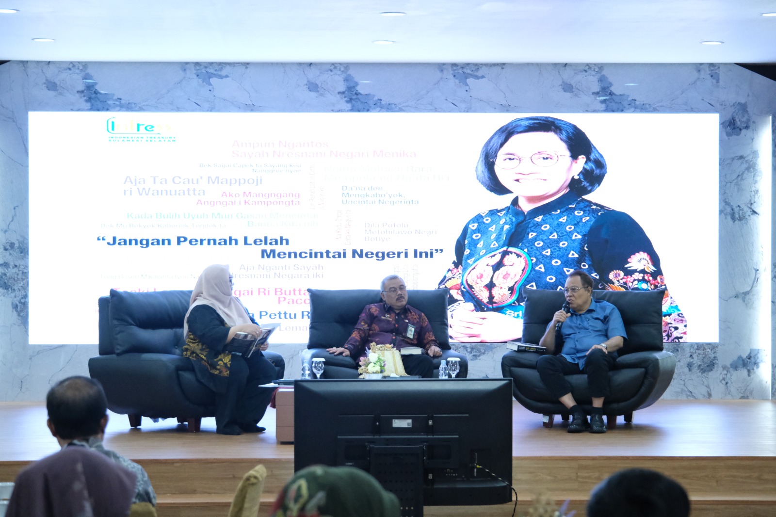 Perwakilan Kemenkeu Sulsel Gelar Bedah Buku Authorized Biography Sri Mulyani Indrawati, Inspirasi untuk Generasi Muda