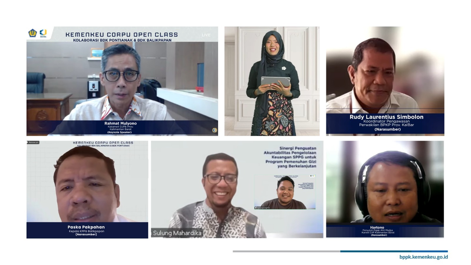 Dukung Program MBG, BDK Balikpapan x BDK Pontianak Gelar Webinar Pengelolaan Keuangan SPPG