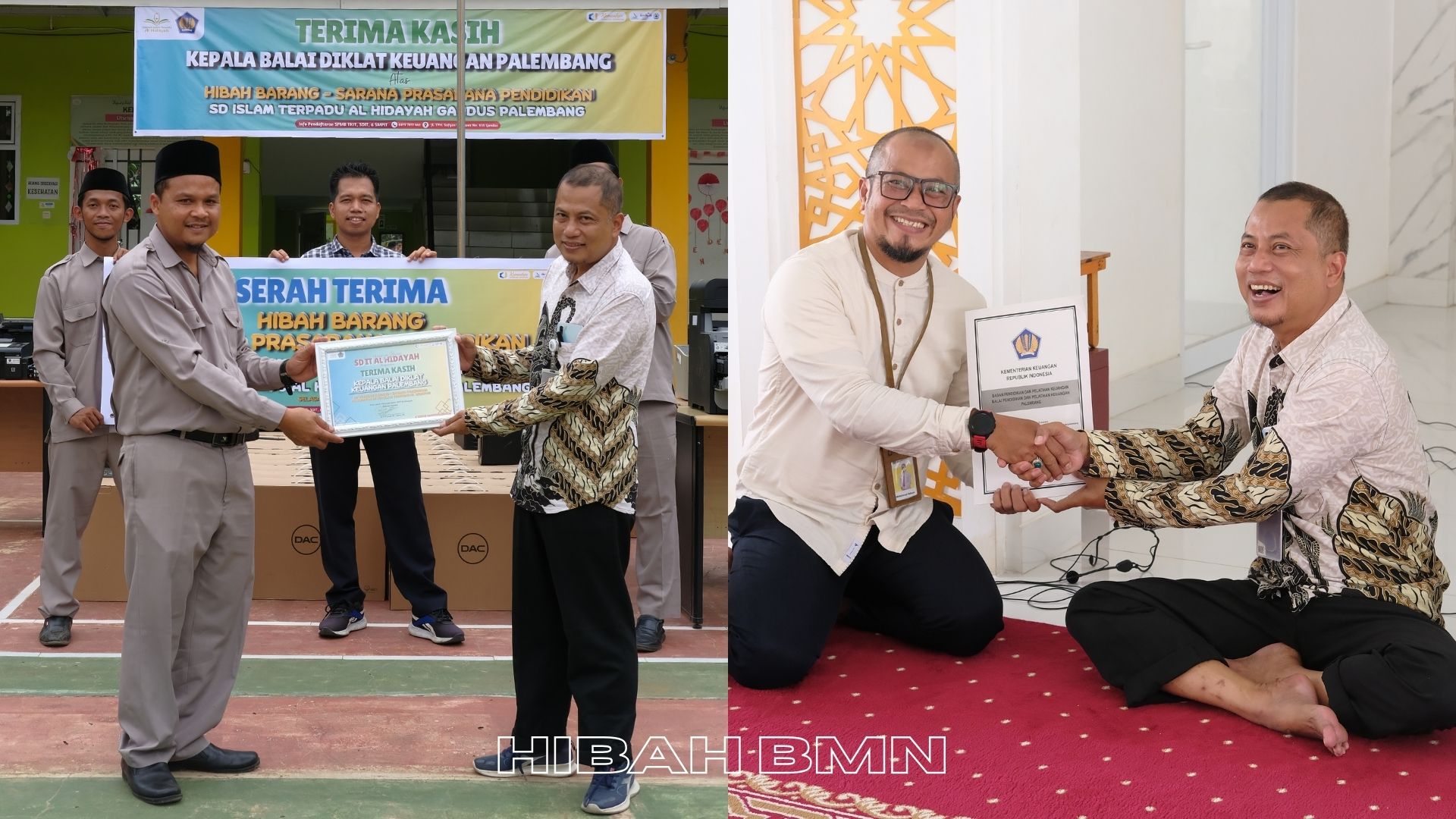 BDK Palembang Menghibahkan BMN Pada Dua Yayasan Pendidikan dan Keagamaan