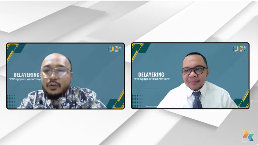 Pusdiklat KNPK menyelenggarakan Webinar dengan Judul "DELAYERING: PTP Ngapain ya Nantinya?!"