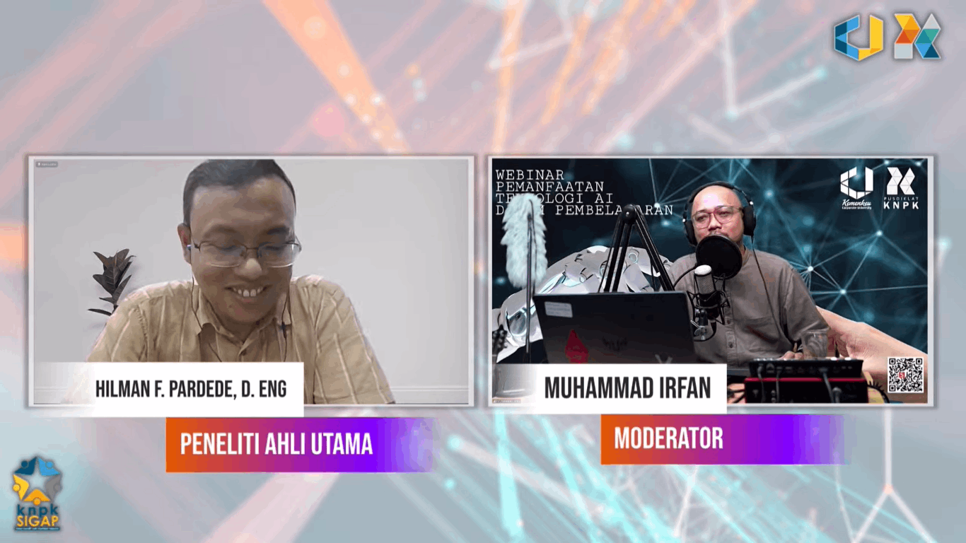 Pusdiklat KNPK menyelenggarakan Webinar Teknologi Pembelajaran Tahun 2023