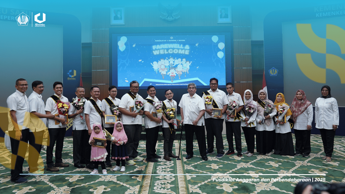 Internalisasi Nilai-Nilai Kementerian Keuangan dan Pisah Sambut Pegawai Pusdiklat Anggaran dan Perbendaharaan