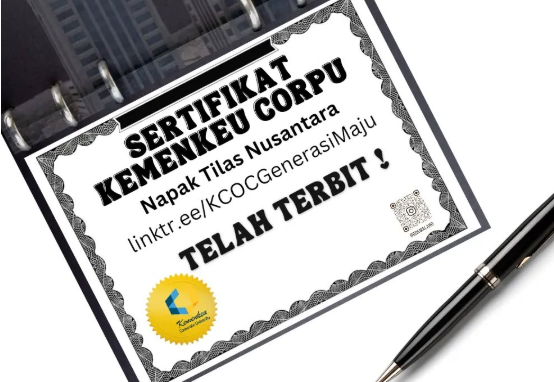 Penerbitan Sertifikat Kemenkeu Corpu Napak Tilas Nusantara