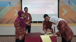 Pejabat Pusdiklat KNPK Tanda Tangani SKP Tahun 2023