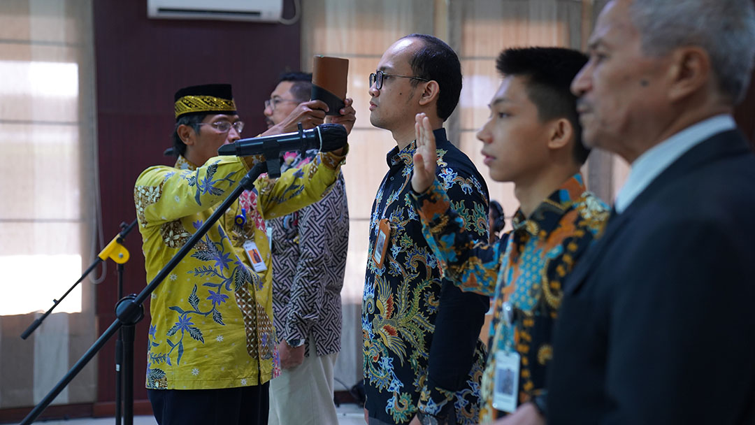 Pelantikan Widyaiswara Ahli Utama dan Pengambilan Sumpah PNS di lingkungan BPPK