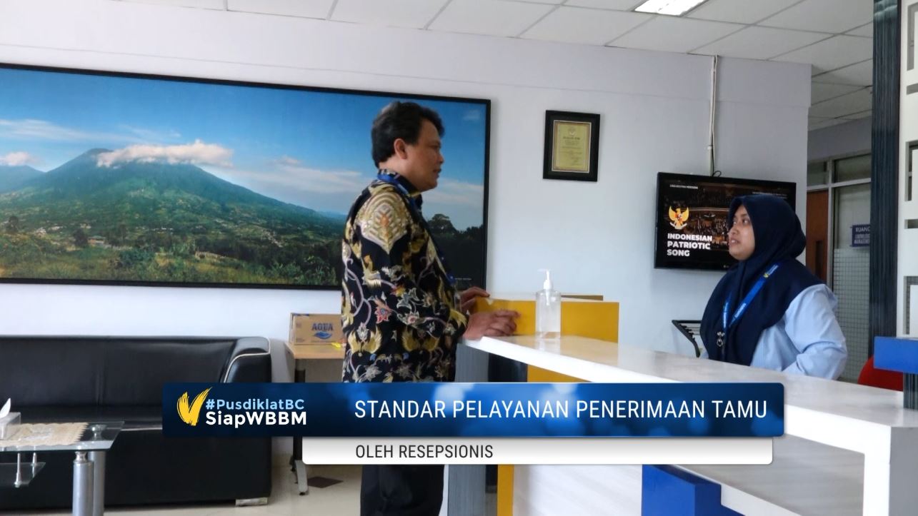 STANDAR PELAYANAN PENERIMAAN TAMU OLEH RESEPSIONIS