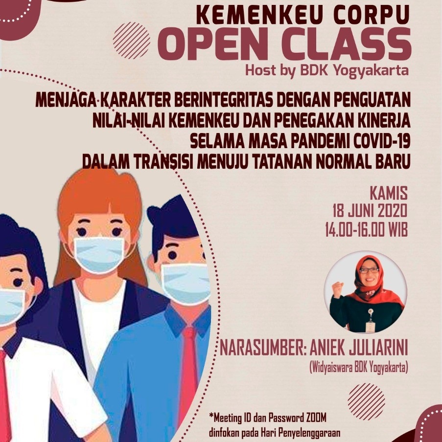 Kemenkeu Corpu Open Class dengan KPPN Yogyakarta: Bisakah Kita Menjaga Integritas Meski Bekerja dari Rumah?