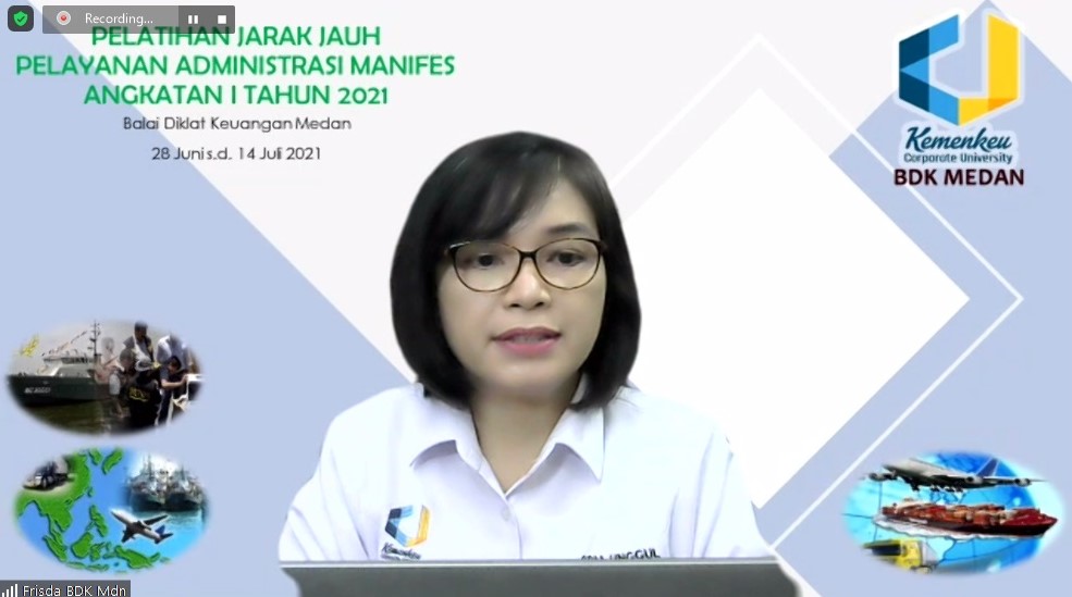 Pembukaan Pelatihan Jarak Jauh Pelayanan Administrasi Manifes Angkatan I