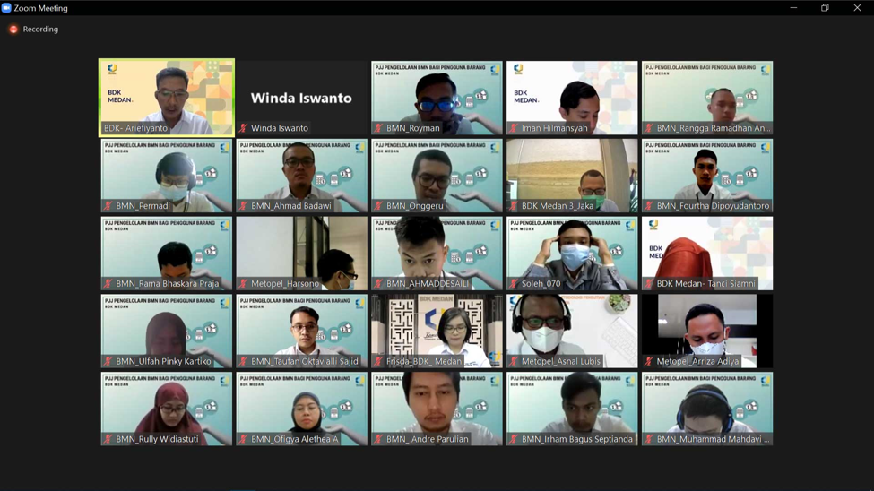 Pelatihan Jarak Jauh PJJ Pengelolaan Barang Milik Negara bagi Pengguna Barang dan PJJ Dasar-Dasar Metodologi Penelitian di BDK Medan