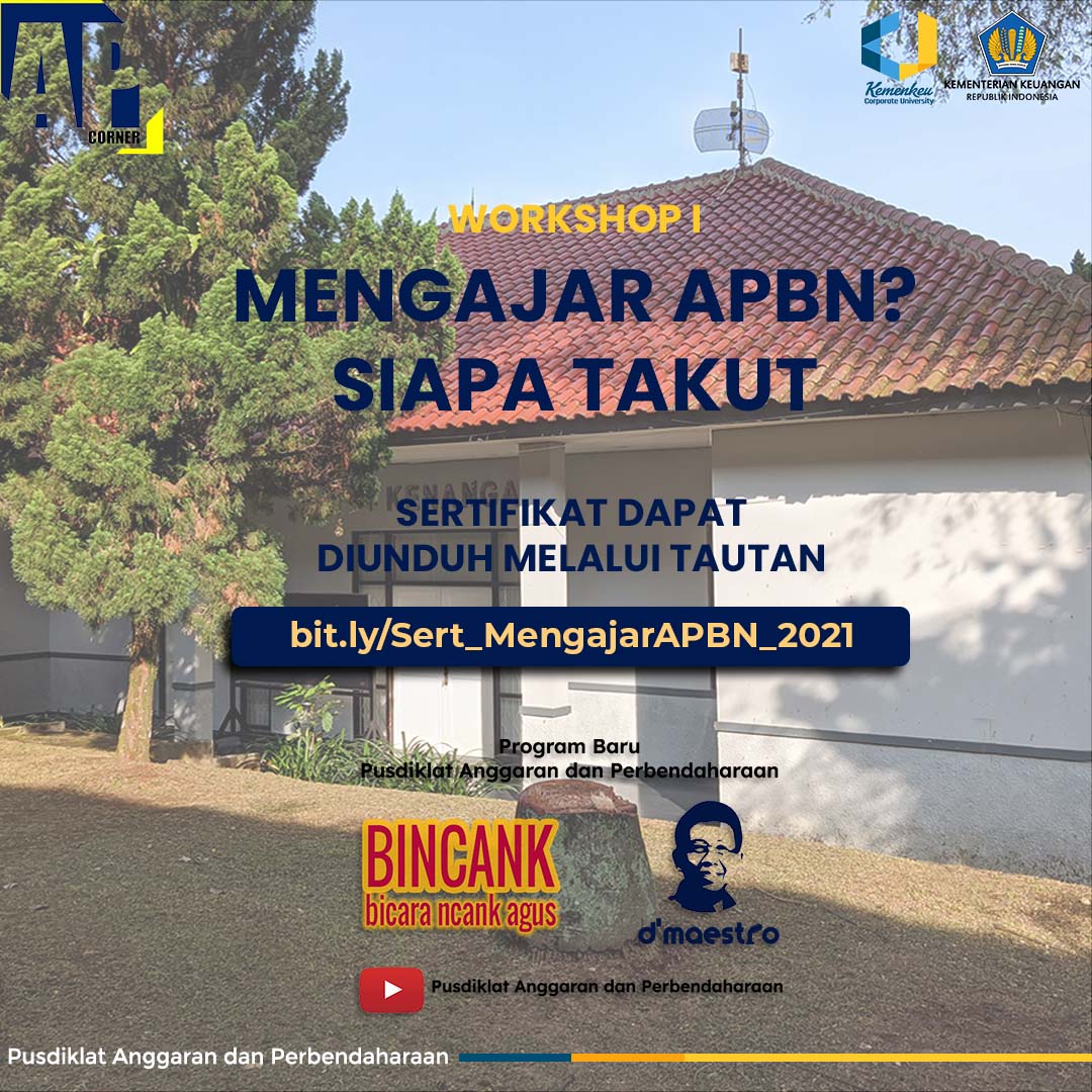 Sertifikat AP Corner dengan tema ?Mengajar APBN? Siapa Takut??