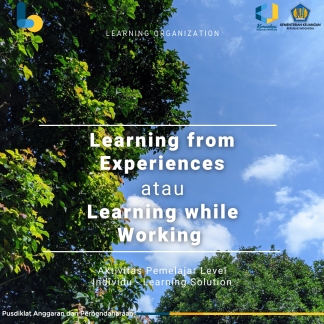 Learning from Experiences atau Learning while Working