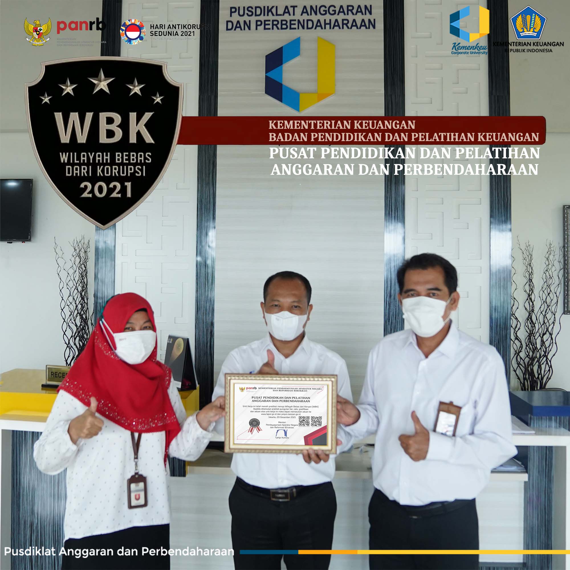 Predikat Wilayah Bebas dari Korupsi (WBK)