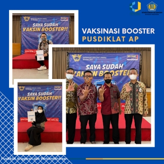 Vaksinasi Booster Pegawai Pusdiklat AP