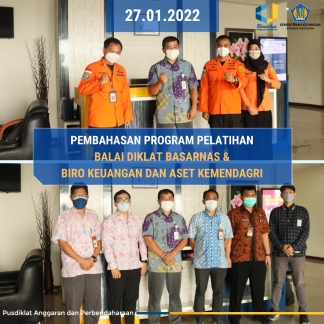 Kunjungan Balai Diklat Basarnas dan Biro Keuangan dan Aset Kemendagri