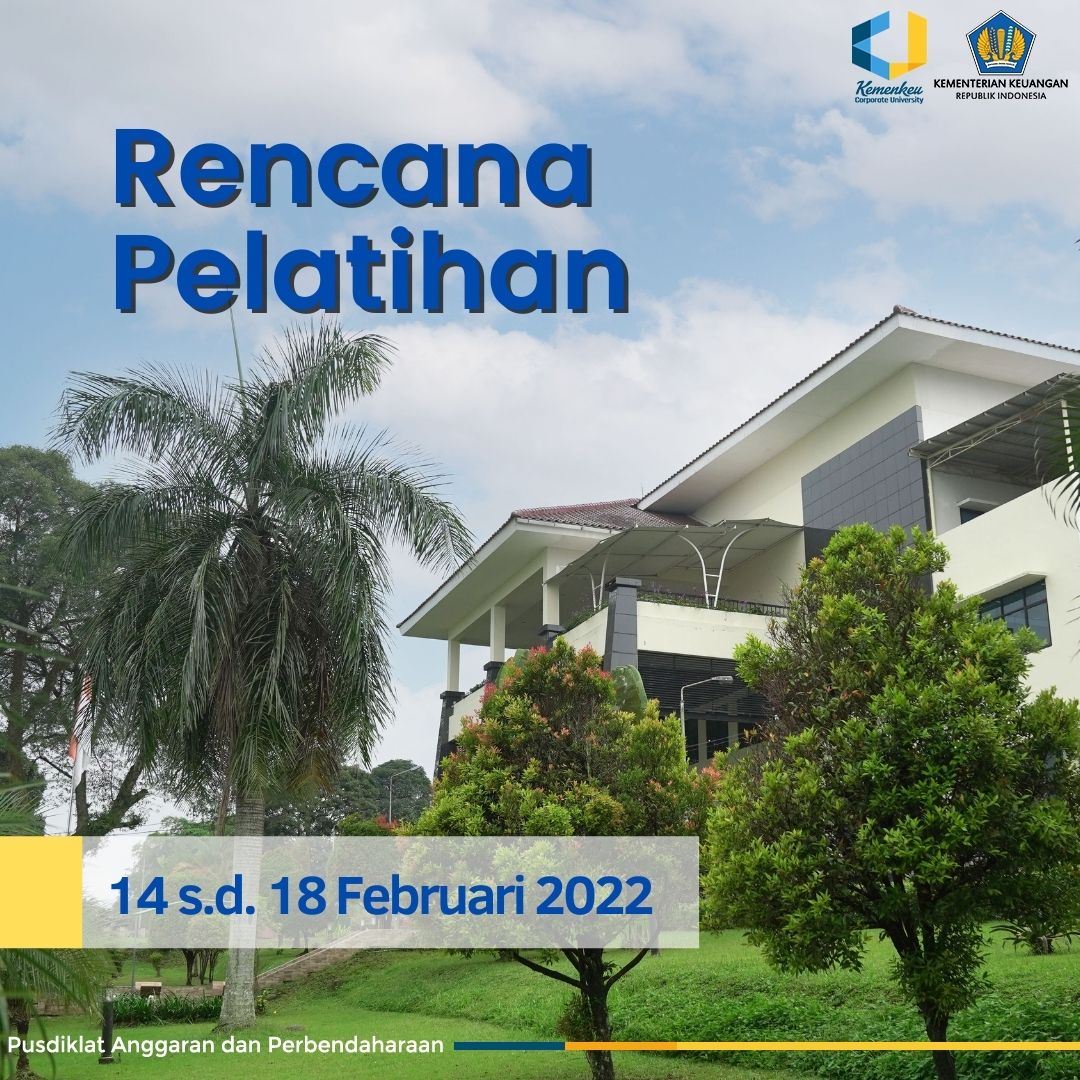 Rencana Pelatihan 14 s.d. 18 Februari 2022