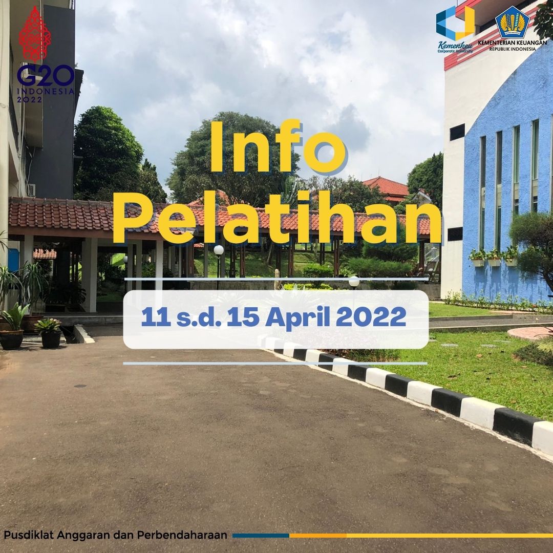 Rencana Pelatihan 11 s.d. 15 April 2022