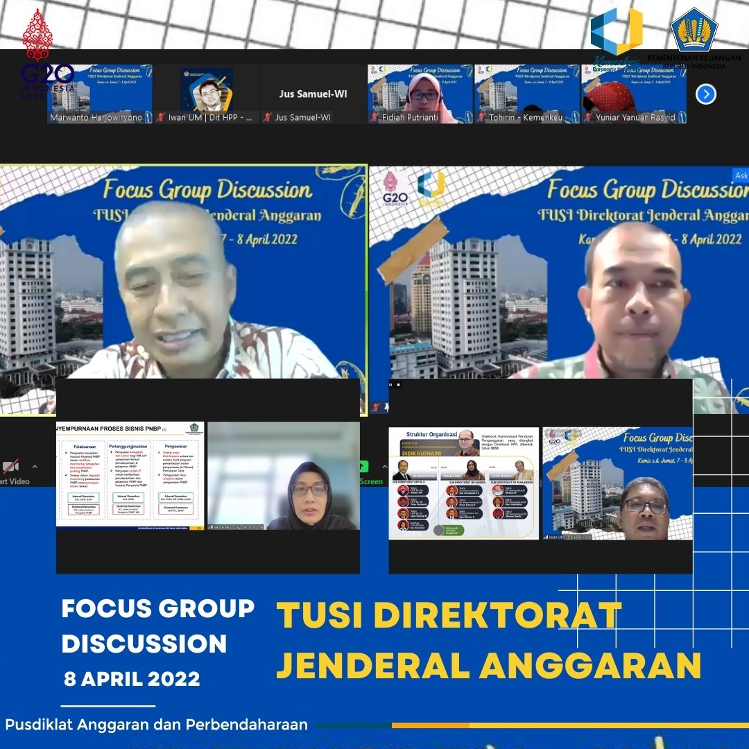 Focus group discussion (FGD) Tugas dan Fungsi Direktorat Jenderal Anggaran