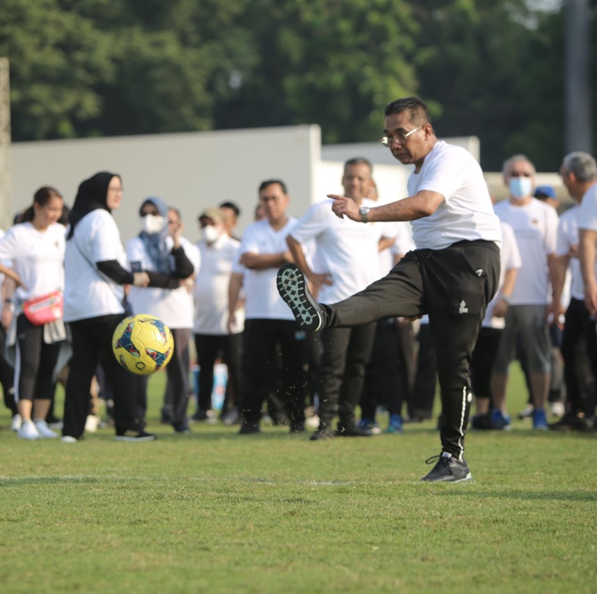 BPPK, BKF, dan Setjen Siarkan Secara Langsung Final Kompetisi Sepak Bola Kemenkeu Satu 2022