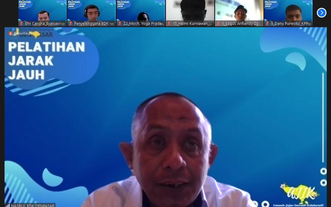 Pembukaan Pelatihan Jarak Jauh Pengantar Penggunaan Pemindai Kabin dan Kargo