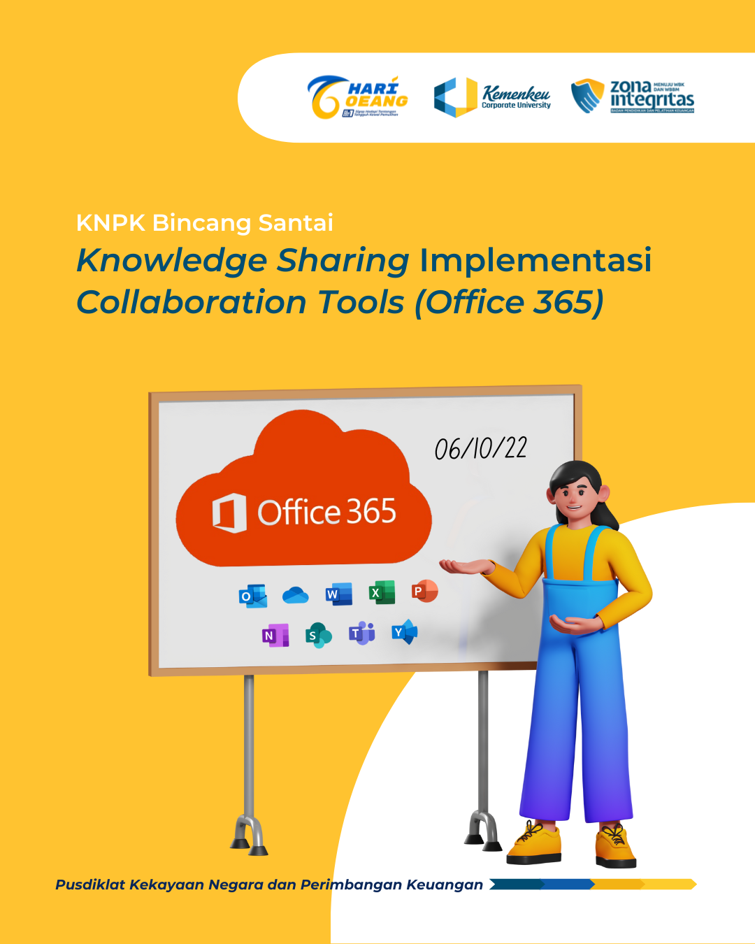 Pusdiklat KNPK Adakan Knowledge Sharing Implementasi Collaboration Tools
