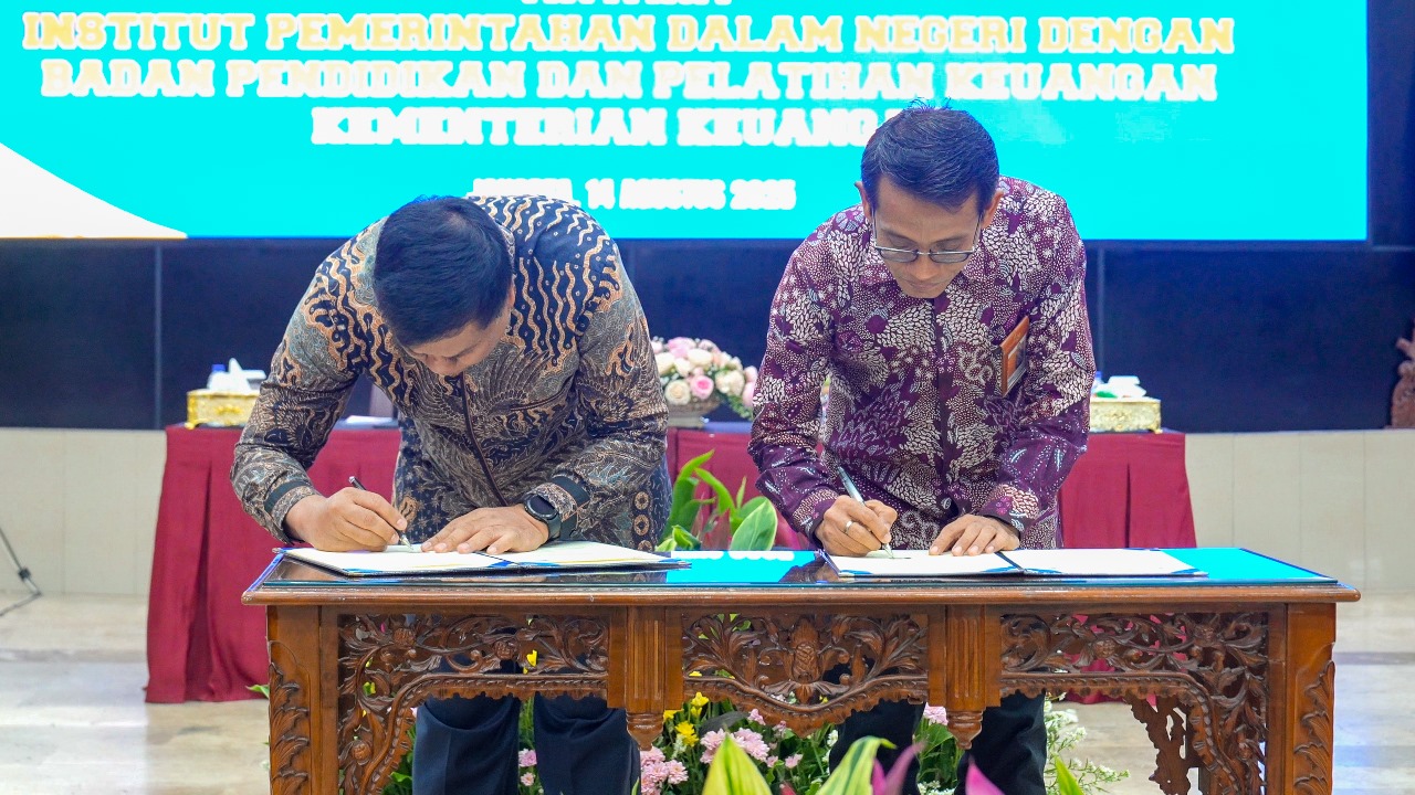 [Siaran Pers] Penandatanganan Perjanjian Kerja Sama IPDN dan BPPK