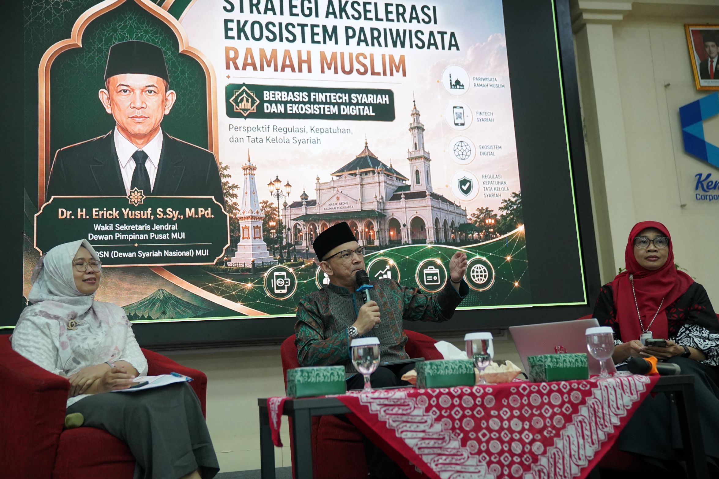 Seminar Regional “Strategi Akselerasi Ekosistem Pariwisata Ramah Muslim Berbasis Fintech Syariah dan Digital Ekosistem di Yogyakarta"