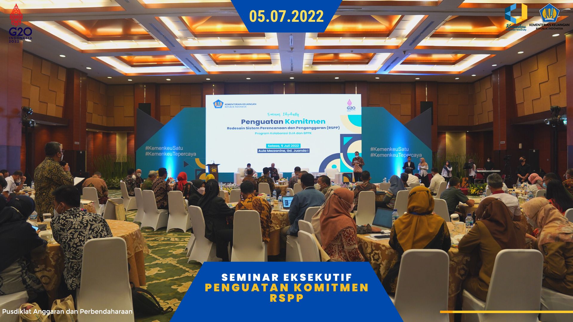 Seminar Eksekutif Penguatan Komitmen Redesain Sistem Perencanaan dan Penganggaran (RSPP)