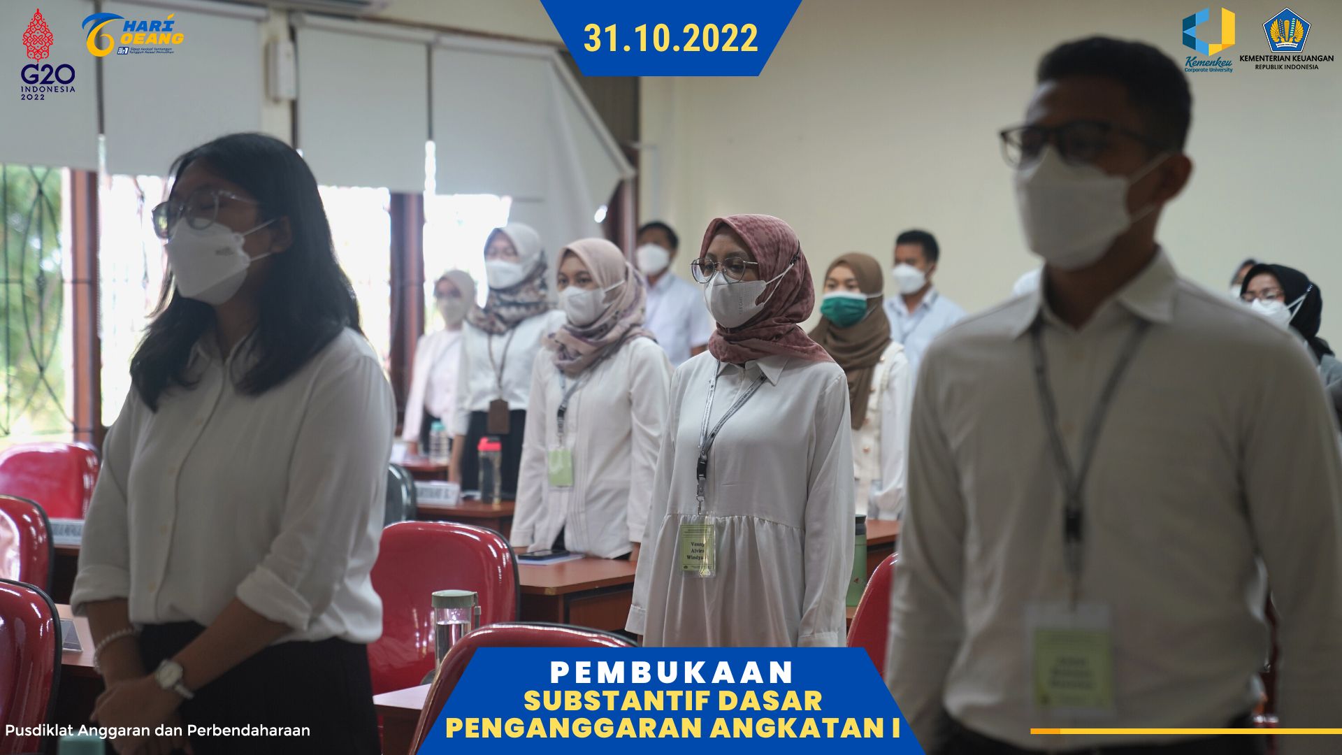 Pembukaan Pelatihan Substantif Dasar Penganggaran Angkatan I