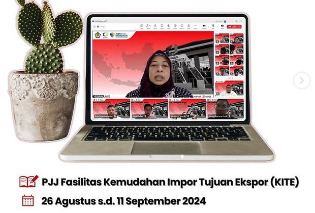 Pelatihan Jarak Jauh Fasilitas Kemudahan Impor Tujuan Ekspor (KITE)