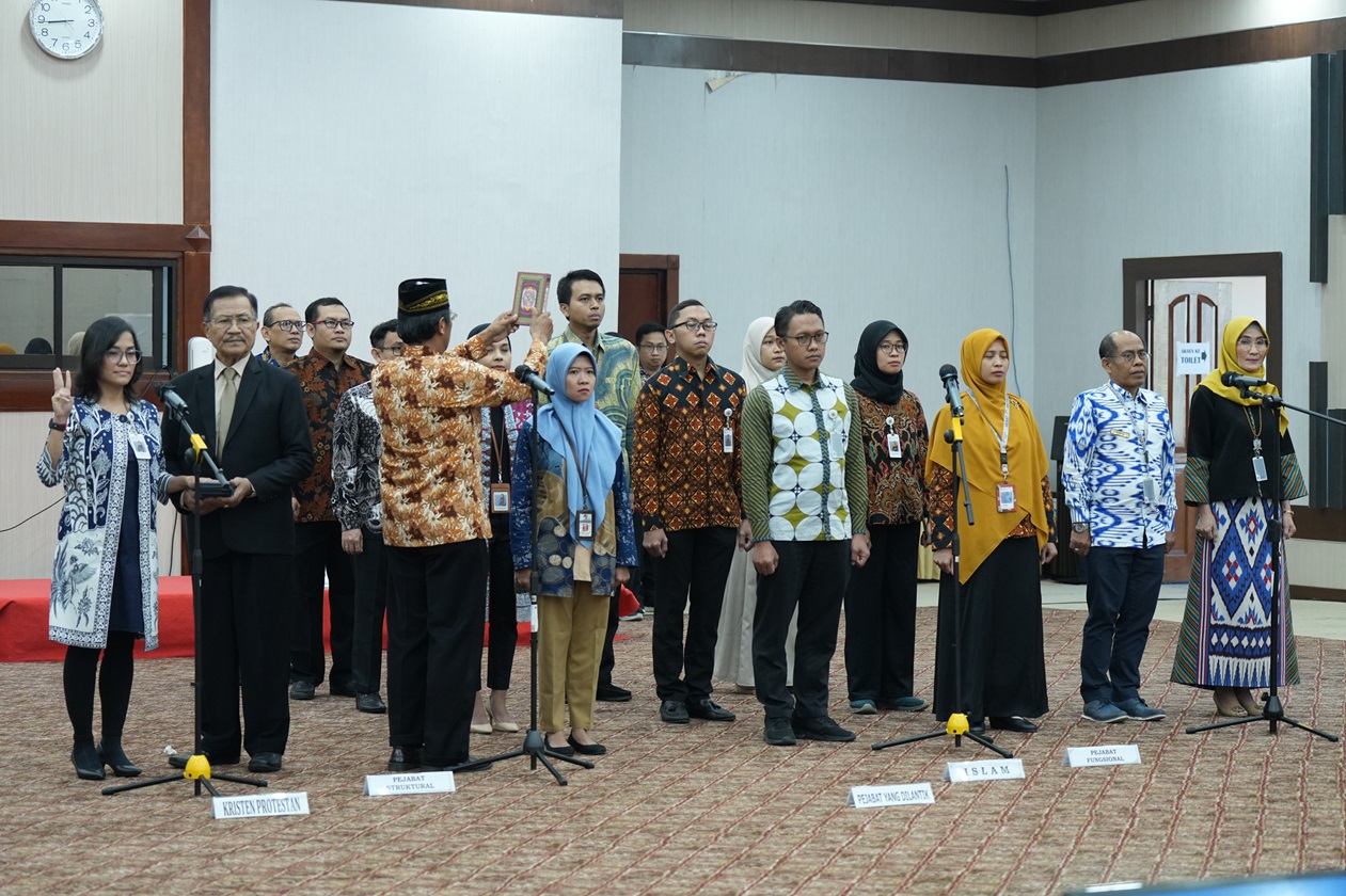 Kepala BPPK Lantik 18 Pejabat Fungsional dan Struktural di Lingkungan BPPK