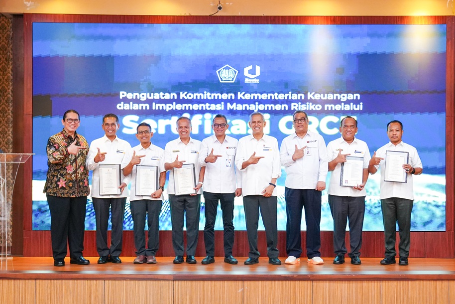 Penguatan Komitmen Kemenkeu dalam Implementasi Manajemen Risiko melalui Sertifikasi GRCE