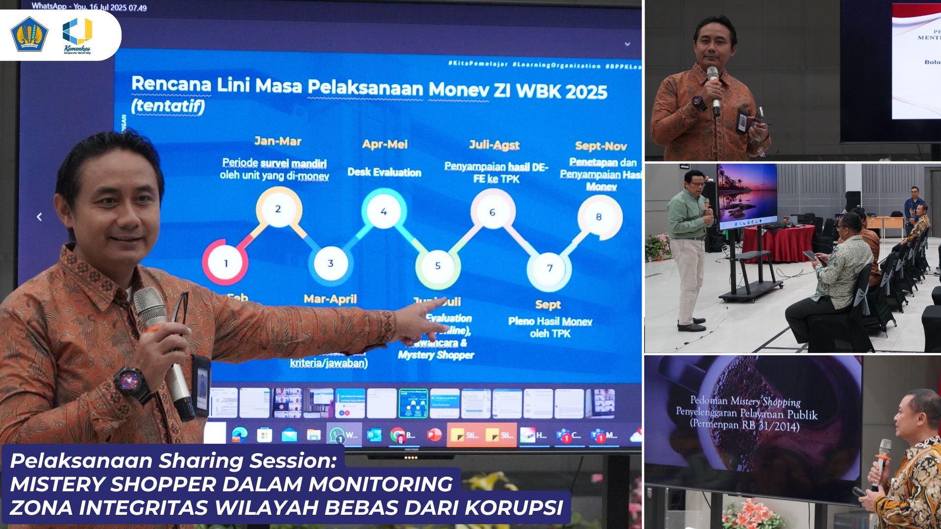 Sharing Session: Mistery Shopper dalam Monitoring ZI WBK