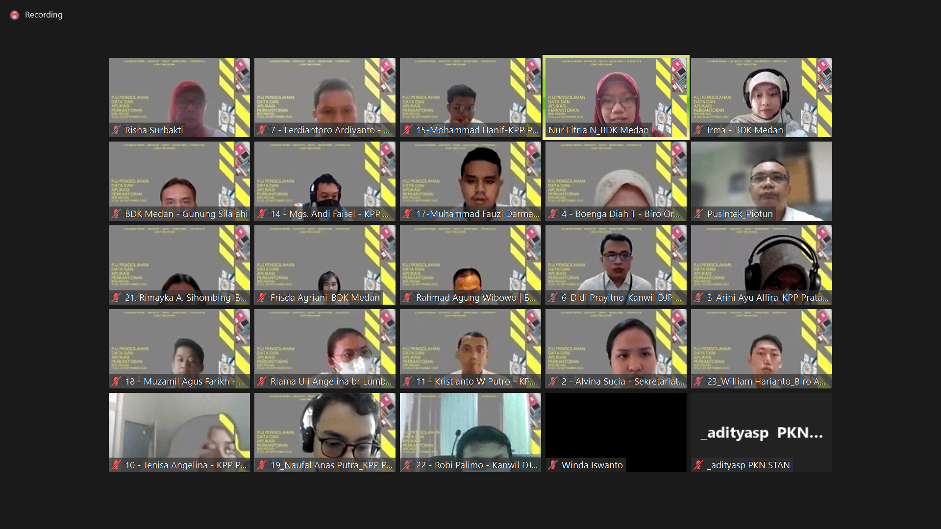 Pembukaan PJJ Pengelolaan Data dan Aplikasi Perkantoran