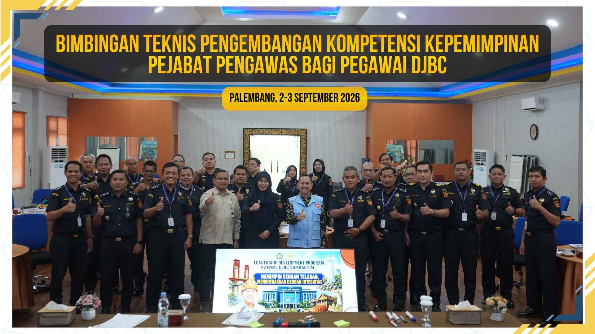 BDK Palembang Perkuat Kompetensi Kepemimpinan Pejabat Pengawas DJBC