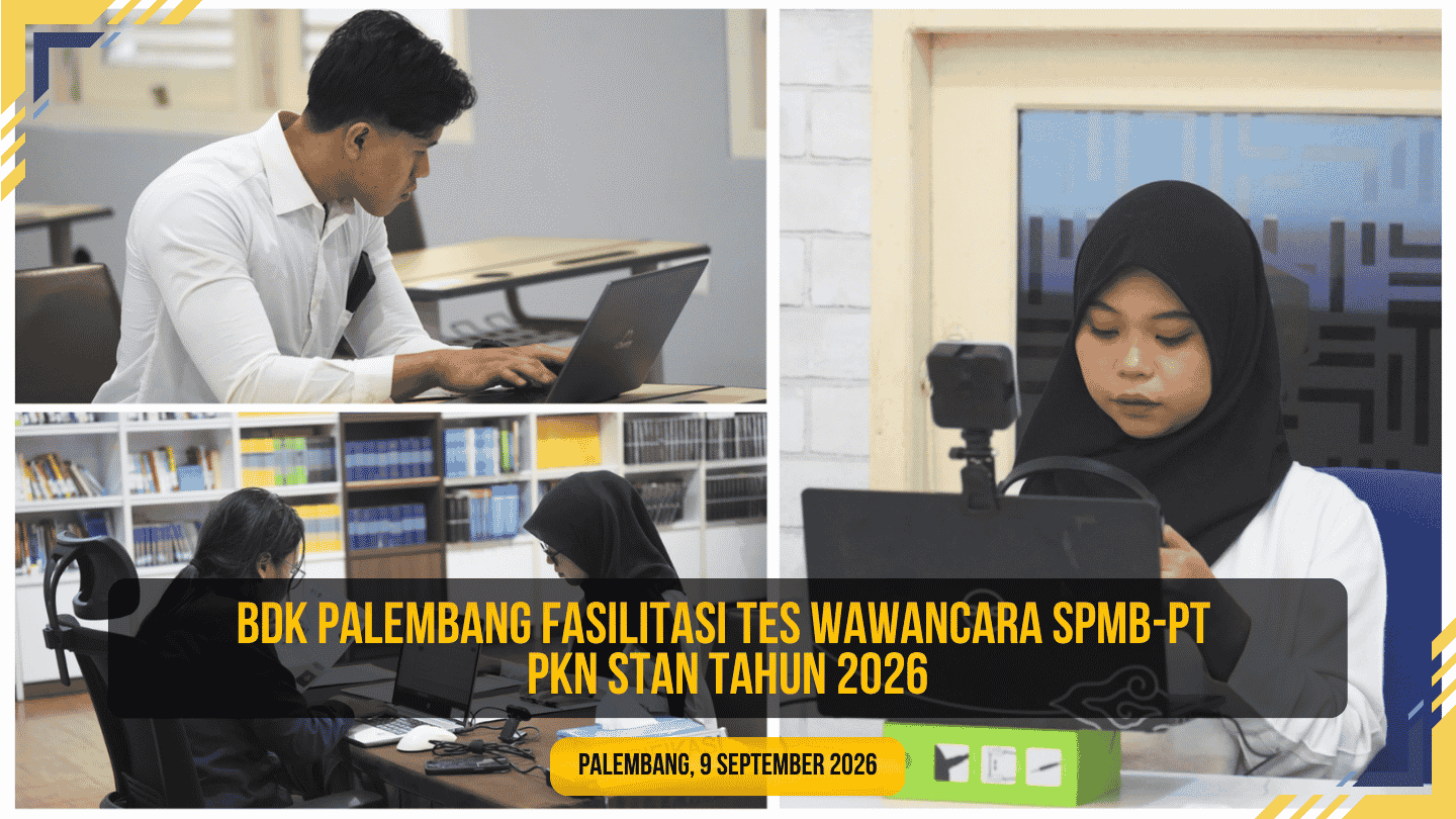 BDK Palembang Fasilitasi Tes Wawancara SPMB-PT PKN STAN 2026