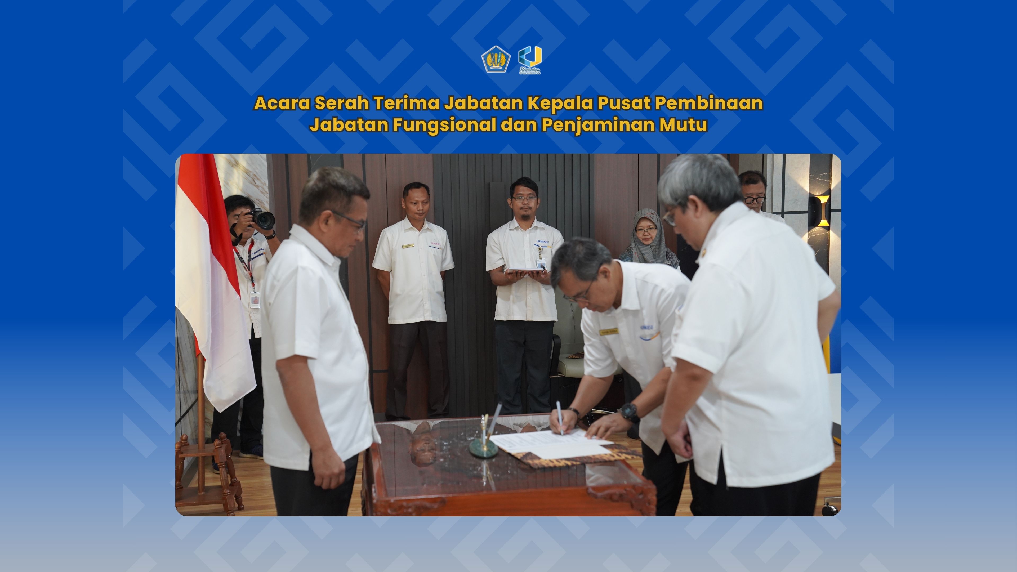 Serah Terima Jabatan di Lingkungan BPPK, Pusbin JFPM Sambut Kepemimpinan Baru