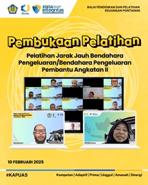 Pembukaan Pelatihan Jarak Jauh Bendahara Pengeluaran dan Bendahara Pengeluaran Pembantu Angkatan II Tahun Anggaran 2025