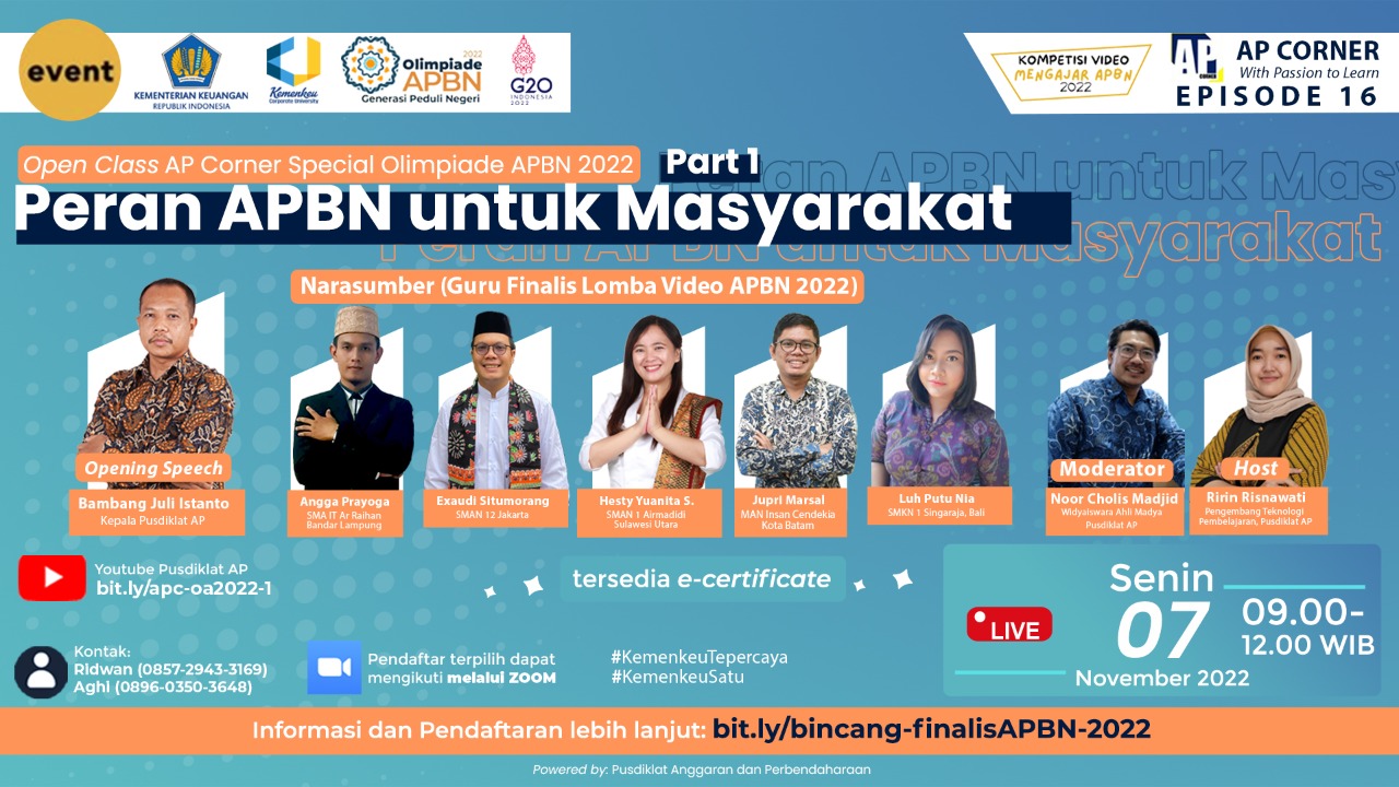 AP Corner Special Edition Olimpiade APBN 2022 : Peran APBN untuk Masyarakat Part 1