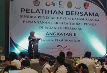 Sinergikan Penanganan Tindak Pidana di Bidang Perpajakan, Pusdiklat Pajak Gelar Pelatihan Teknis Bersama APH