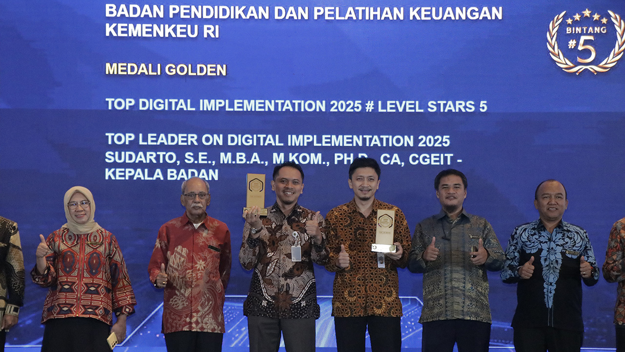 BPPK Raih Golden Winner Medallion dalam Ajang TOP Digital Awards 2025