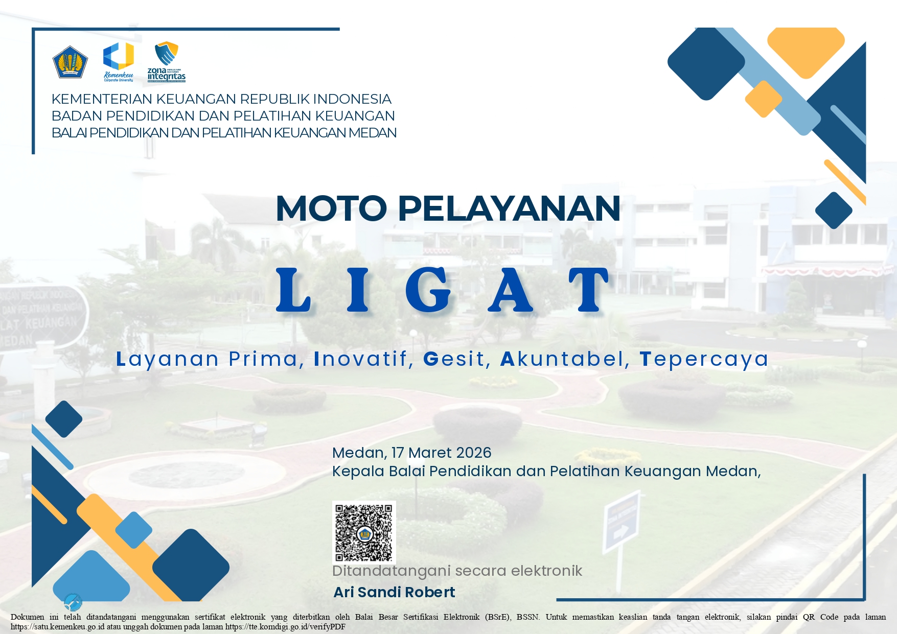 Moto Pelayanan