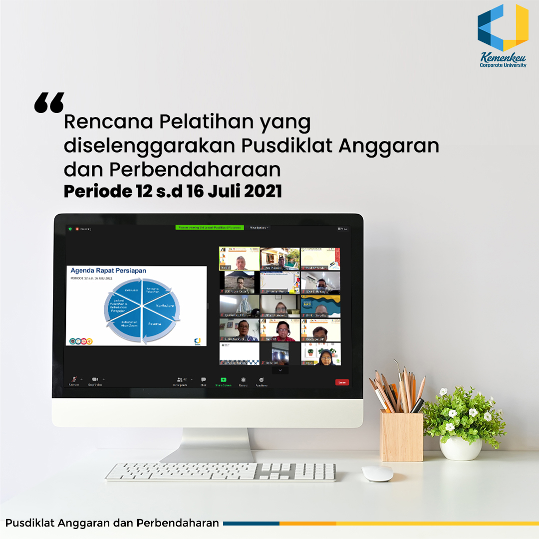 Rencana Pelatihan periode 12 s.d 16 Juli 2021